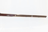 CHARLES PRETZSCH Antique HALF STOCK LONG RIFLE with RIDDLE Lock Mid-1800s POSEY COUNTY, INDIANA MADE Long Rifle! - 5 of 15