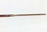 CHARLES PRETZSCH Antique HALF STOCK LONG RIFLE with RIDDLE Lock Mid-1800s POSEY COUNTY, INDIANA MADE Long Rifle! - 8 of 15