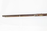 Rare BRASS GOLCHER LOCK Antique .38 Cal Half Stock PERCUSSION LONG RIFLE Pennsylvania Rifle with GOLCHER Lock! - 18 of 20