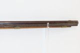 Rare BRASS GOLCHER LOCK Antique .38 Cal Half Stock PERCUSSION LONG RIFLE Pennsylvania Rifle with GOLCHER Lock! - 6 of 20