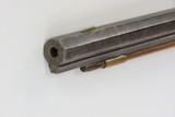 Rare BRASS GOLCHER LOCK Antique .38 Cal Half Stock PERCUSSION LONG RIFLE Pennsylvania Rifle with GOLCHER Lock! - 19 of 20