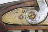 Rare BRASS GOLCHER LOCK Antique .38 Cal Half Stock PERCUSSION LONG RIFLE Pennsylvania Rifle with GOLCHER Lock! - 8 of 20