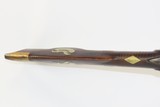 Rare BRASS GOLCHER LOCK Antique .38 Cal Half Stock PERCUSSION LONG RIFLE Pennsylvania Rifle with GOLCHER Lock! - 12 of 20