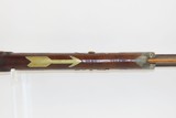 Rare BRASS GOLCHER LOCK Antique .38 Cal Half Stock PERCUSSION LONG RIFLE Pennsylvania Rifle with GOLCHER Lock! - 10 of 20