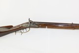 INDIANAPOLIS LONG RIFLE by BECK with VAJEN Lock & WILT Barrel! Rare Rifle from INDIANAPOLIS, IN & DAYTON, OH! - 2 of 20