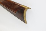 INDIANAPOLIS LONG RIFLE by BECK with VAJEN Lock & WILT Barrel! Rare Rifle from INDIANAPOLIS, IN & DAYTON, OH! - 20 of 20