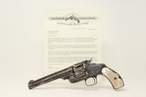 LETTERED, ENGRAVED S&W No. 3 .44 RUSSIAN Revolver Sent to Hartley & Graham, Engraved w Pearl Grips! - 9 of 20