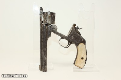LETTERED, ENGRAVED S&W No. 3 .44 RUSSIAN Revolver Sent to Hartley & Graham, Engraved w Pearl Grips! - Image 18 of 19