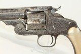 LETTERED, ENGRAVED S&W No. 3 .44 RUSSIAN Revolver Sent to Hartley & Graham, Engraved w Pearl Grips! - 10 of 20