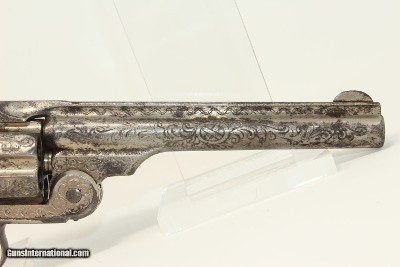 LETTERED, ENGRAVED S&W No. 3 .44 RUSSIAN Revolver Sent to Hartley & Graham, Engraved w Pearl Grips! - Image 13 of 19