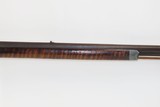 Antique “POOR BOY” Half-Stock .47 Caliber Percussion American LONG RIFLE Kentucky Style Long Rifle with GOLCHER LOCK and DOUBLE SET TRIGGER! - 5 of 19