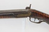 Antique “POOR BOY” Half-Stock .47 Caliber Percussion American LONG RIFLE Kentucky Style Long Rifle with GOLCHER LOCK and DOUBLE SET TRIGGER! - 16 of 19