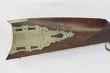 BACK ACTION Half Stock .475 Caliber PERCUSSION American LONG RIFLE Kentucky Style Long Rifle with CONSTABLE Marked Lock! - 3 of 18