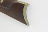 BACK ACTION Half Stock .475 Caliber PERCUSSION American LONG RIFLE Kentucky Style Long Rifle with CONSTABLE Marked Lock! - 18 of 18