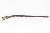 BACK ACTION Half Stock .475 Caliber PERCUSSION American LONG RIFLE Kentucky Style Long Rifle with CONSTABLE Marked Lock! - 2 of 18