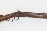 Antique J. &W. H. MOLL Half-Stock .40 Caliber Percussion American LONG RIFLE Allentown, Pennsylvania Made Long Rifle! - 1 of 16