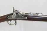 INDIAN WARS Antique SPRINGFIELD Model 1868 Breech Loading TRAPDOOR Rifle
1863 Dated Lock & 1870 Dated Breech with BAYONET! - 3 of 23