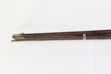 ANTIQUE Percussion Full-Stock KENTUCKY STYLE American LONG RIFLE With Maple Stripe Stock Made Circa 1850s - 16 of 18