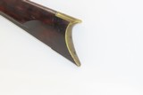 SOUTHERN Antique Percussion KENTUCKY American LONG RIFLE Made Circa 1850s with Southern Hardware! - 19 of 20