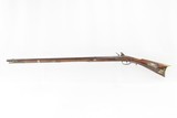 STRIPED MAPLE Antique FLINTLOCK KENTUCKY American Smoothbore LONG RIFLE With German Silver Animal Décor and in .53 Cal! - 14 of 19