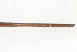 STRIPED MAPLE Antique FLINTLOCK KENTUCKY American Smoothbore LONG RIFLE With German Silver Animal Décor and in .53 Cal! - 5 of 19