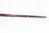 FLINTLOCK Full-Stock KENTUCKY STYLE American LONG RIFLE With Beautiful Maple Stripe Stock Smoothbore Rifle! - 5 of 19