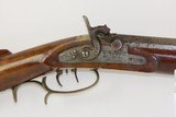 C.F. Muller AMERICAN Antique .45 Caliber Half Stock PERCUSSION LONG RIFLE Kentucky Style Long Rifle with Henry Parker Warranted Lock! - 4 of 20