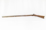 C.F. Muller AMERICAN Antique .45 Caliber Half Stock PERCUSSION LONG RIFLE Kentucky Style Long Rifle with Henry Parker Warranted Lock! - 15 of 20