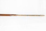 C.F. Muller AMERICAN Antique .45 Caliber Half Stock PERCUSSION LONG RIFLE Kentucky Style Long Rifle with Henry Parker Warranted Lock! - 10 of 20