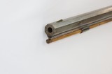 C.F. Muller AMERICAN Antique .45 Caliber Half Stock PERCUSSION LONG RIFLE Kentucky Style Long Rifle with Henry Parker Warranted Lock! - 20 of 20