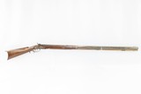 C.F. Muller AMERICAN Antique .45 Caliber Half Stock PERCUSSION LONG RIFLE Kentucky Style Long Rifle with Henry Parker Warranted Lock! - 2 of 20