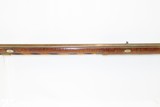 HENRY E. LEMAN Antique BACK ACTION Percussion LONG RIFLE with ELWELL Lock PENNSYLVANIA Long Rifle made in LANCASTER, PA! - 18 of 19