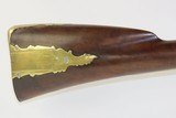 CAIRNS & Co. Antique OFFICER’S FUSIL Smoothbore Musket .50 Caliber c1800 European Style Flintlock to Percussion - 4 of 20