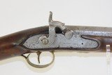 CAIRNS & Co. Antique OFFICER’S FUSIL Smoothbore Musket .50 Caliber c1800 European Style Flintlock to Percussion - 5 of 20