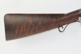 JAMES HASLETT Gold Accented DOUBLE BARREL Side x Side FLINTLOCK Shotgun BALTIMORE MADE 200 Year Old Shotgun with Carved Stock! - 15 of 18