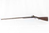 JAMES HASLETT Gold Accented DOUBLE BARREL Side x Side FLINTLOCK Shotgun BALTIMORE MADE 200 Year Old Shotgun with Carved Stock! - 2 of 18