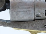 LETTERED US Army Shipped CIVIL WAR COLT Model 1860 ARMY Percussion REVOLVER 1 in an order of 1000 Shipped to FRANKFORD ARSENAL in BRIDESBURG, PA - 8 of 24