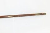 ANTIQUE Percussion Full-Stock KENTUCKY American Smoothbore LONG RIFLE .57 Maple Stripe Stock with GOLCHER LOCK! - 12 of 21