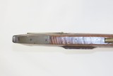 ANTIQUE Percussion Full-Stock KENTUCKY American Smoothbore LONG RIFLE .57 Maple Stripe Stock with GOLCHER LOCK! - 9 of 21
