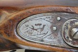 ANTIQUE Percussion Full-Stock KENTUCKY American Smoothbore LONG RIFLE .57 Maple Stripe Stock with GOLCHER LOCK! - 7 of 21