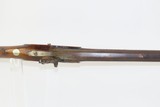 ANTIQUE Percussion Full-Stock KENTUCKY American Smoothbore LONG RIFLE .57 Maple Stripe Stock with GOLCHER LOCK! - 14 of 21
