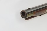 ANTIQUE Percussion Full-Stock KENTUCKY American Smoothbore LONG RIFLE .57 Maple Stripe Stock with GOLCHER LOCK! - 21 of 21