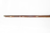 ANTIQUE Percussion Full-Stock KENTUCKY American Smoothbore LONG RIFLE .57 Maple Stripe Stock with GOLCHER LOCK! - 19 of 21