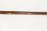 ANTIQUE Percussion Full-Stock KENTUCKY American Smoothbore LONG RIFLE .57 Maple Stripe Stock with GOLCHER LOCK! - 5 of 21