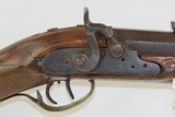 AMERICAN Antique .52 Caliber BUFFALO RIFLE Percussion Big Bore 1840s Hawken Mid-1800s Percussion Plains Rifle - 4 of 19