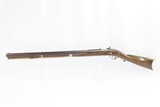 AMERICAN Antique .52 Caliber BUFFALO RIFLE Percussion Big Bore 1840s Hawken Mid-1800s Percussion Plains Rifle - 14 of 19