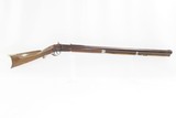 AMERICAN Antique .52 Caliber BUFFALO RIFLE Percussion Big Bore 1840s Hawken Mid-1800s Percussion Plains Rifle - 2 of 19