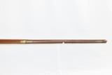 AMERICAN Antique Full Stock PERCUSSION Kentucky Style LONG RIFLE Mid-1800s Percussion Rifle in .40 Caliber - 8 of 17