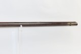 AMERICAN Antique Full Stock PERCUSSION Kentucky Style LONG RIFLE Mid-1800s Percussion Rifle in .40 Caliber - 11 of 17