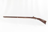 AMERICAN Antique Full Stock PERCUSSION Kentucky Style LONG RIFLE Mid-1800s Percussion Rifle in .40 Caliber - 12 of 17